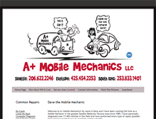 Tablet Screenshot of davethemobilemechanic.com